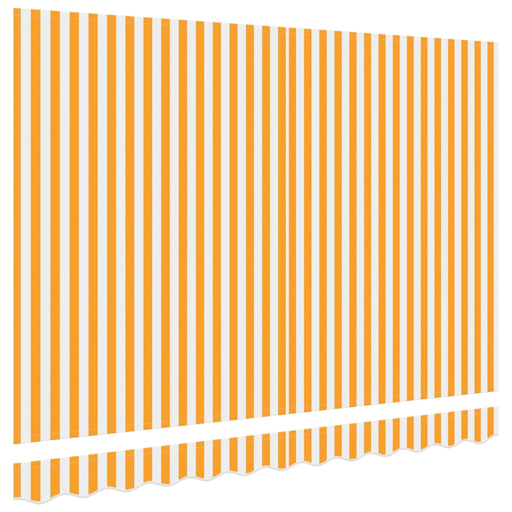 Reservedug til markise Gul og Hvid 3,5 x 2 m Polyester