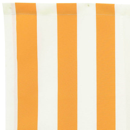Reservedug til markise Gul og Hvid 4 x 2 m Polyester