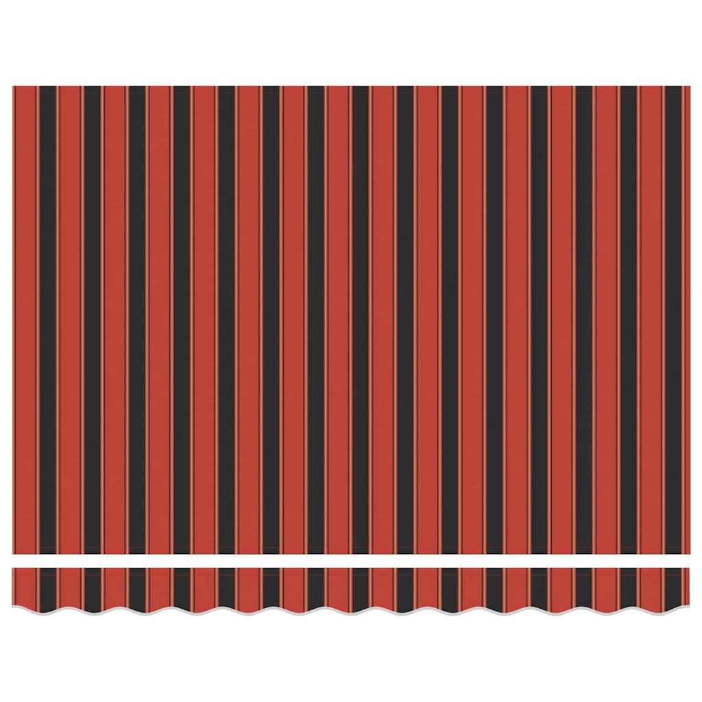 Reservedug til markise Orange og Brun 2,5 x 2 m Polyester
