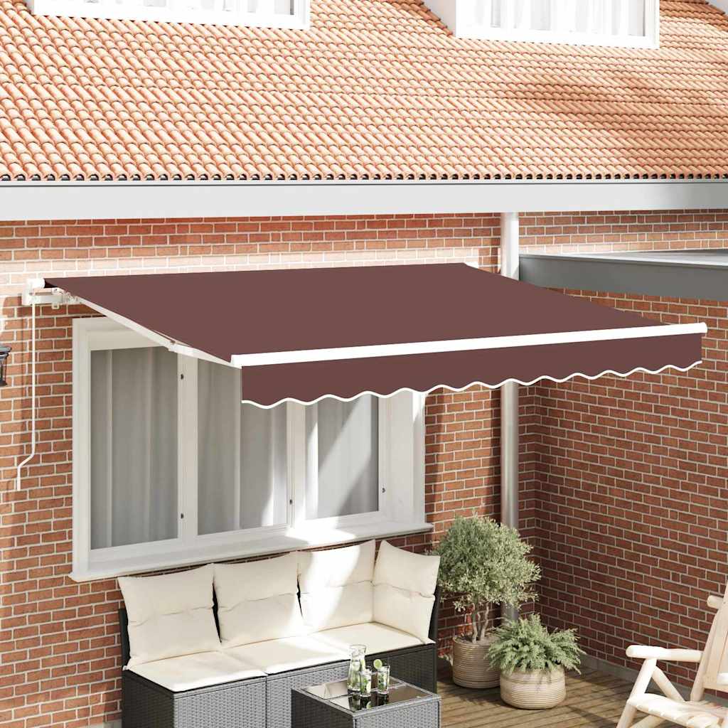 Reservedug til markise Brun 3 x 2 m Polyester