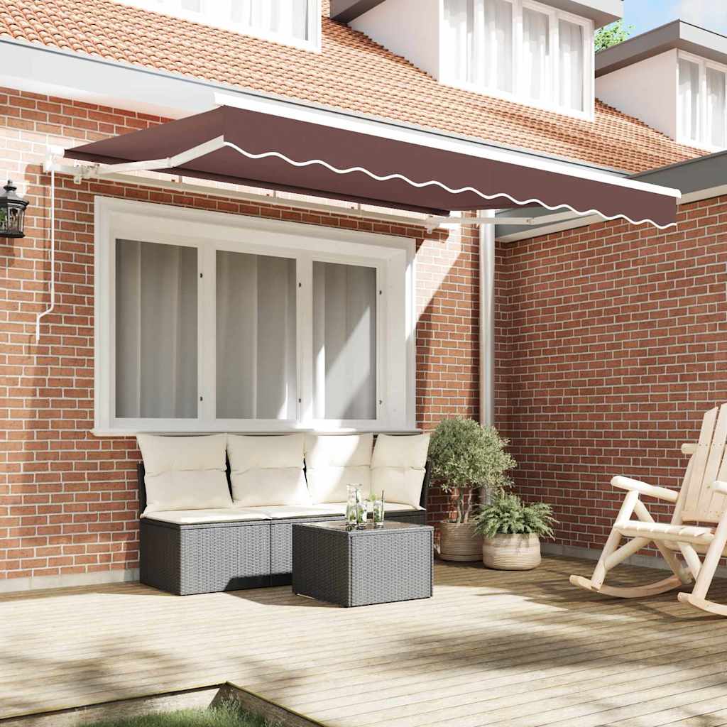Reservedug til markise Brun 3 x 2 m Polyester