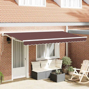 Reservedug til markise Brun 4 x 2 m Polyester
