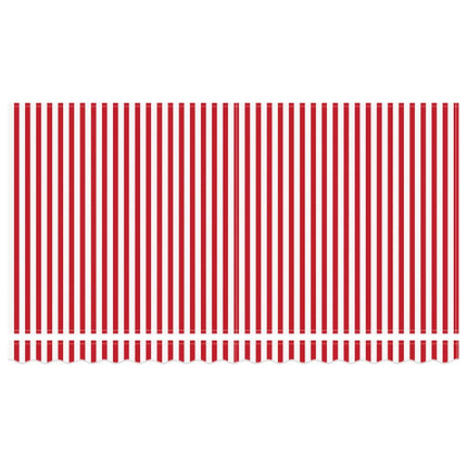 Reservedug til markise Rød og Hvid 4 x 2 m Polyester