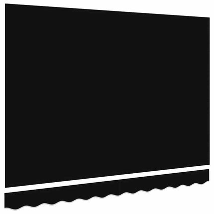 Reservedug til markise Sort 3 x 2,5 m Polyester