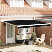 Reservedug til markise Sort 4 × 3,5 m Polyester