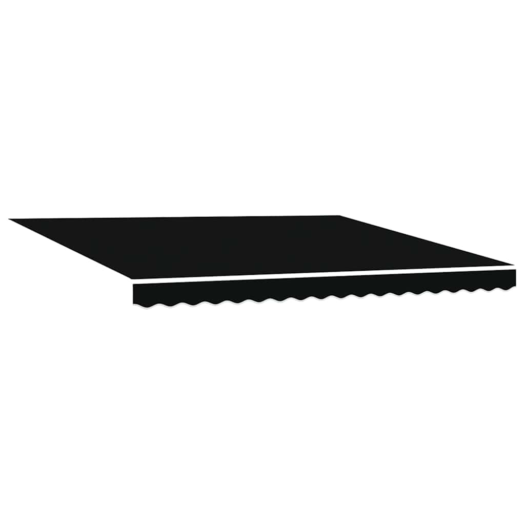 Reservedug til markise Sort 4 × 3,5 m Polyester