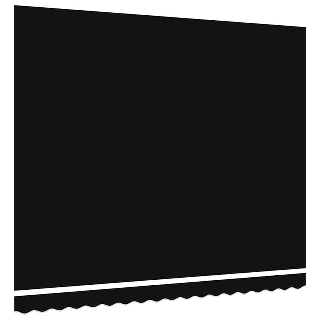 Reservedug til markise Sort 4 × 3,5 m Polyester