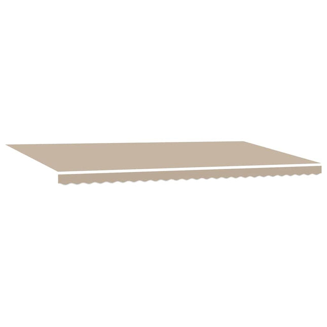 Reservedug til markise Beige 6 x 3 m Polyester