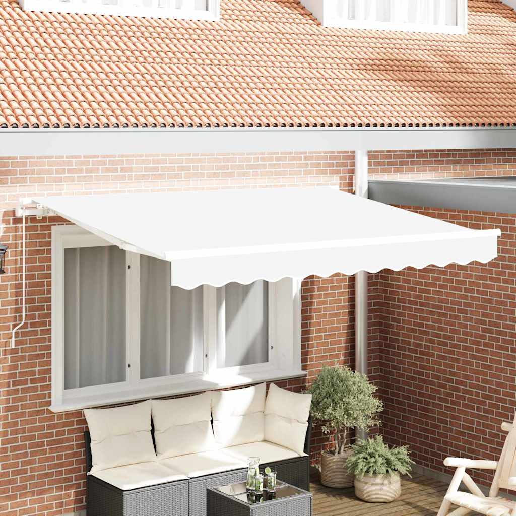 Reservedug til markise Hvid 2,5 x 2 m Polyester