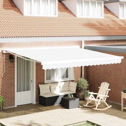 Reservedug til markise Hvid 4 × 3 m Polyester