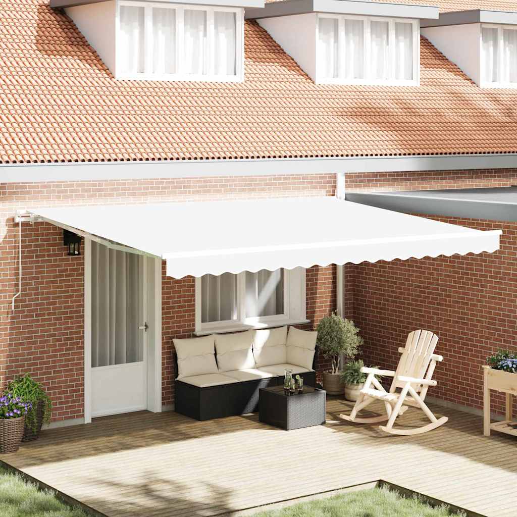 Reservedug til markise Hvid 4,5 × 3 m Polyester