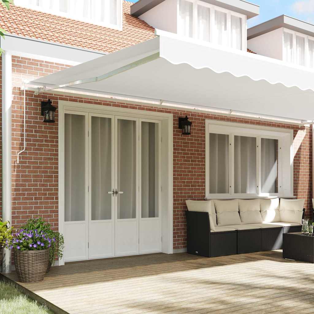 Reservedug til markise Hvid 6 × 3,5 m Polyester
