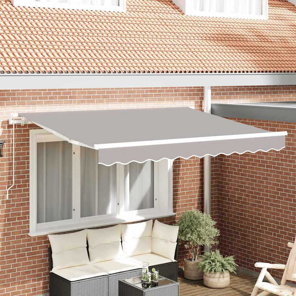 Reservedug til markise Lysegrå 2,5 x 2 m Polyester