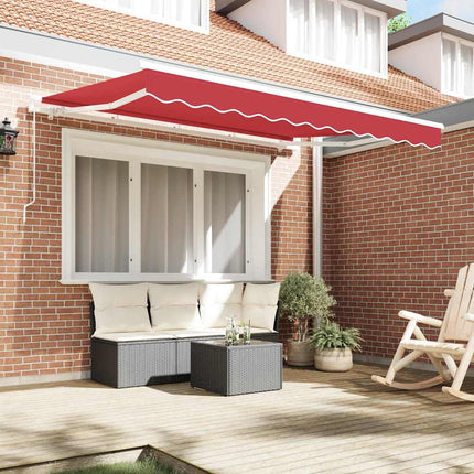 Reservedug til markise Rød 3,5 x 2,5 m Polyester