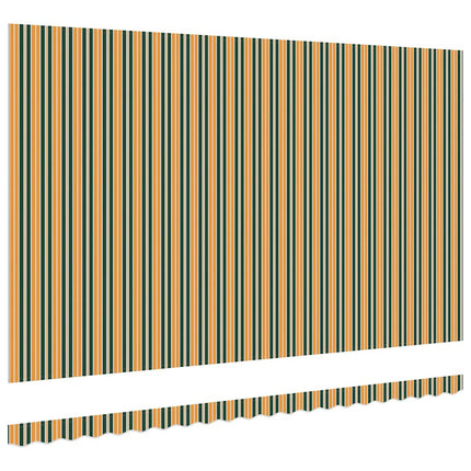 Reservedug til markise Grøn og Gul 480 x 295 cm Polyester