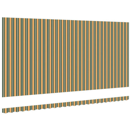 Reservedug til markise Grøn og Gul 580 x 295 cm Polyester