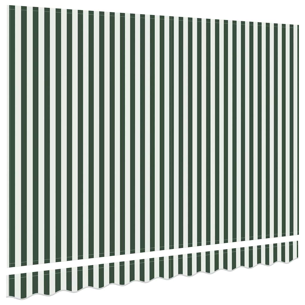 Reservedug til markise Grøn og Hvid 2,5 x 2 m Polyester
