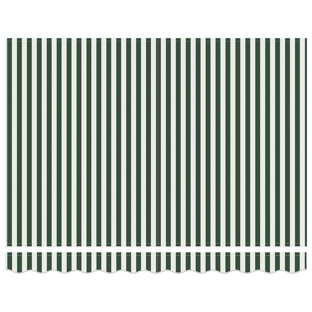 Reservedug til markise Grøn og Hvid 2,5 x 2 m Polyester