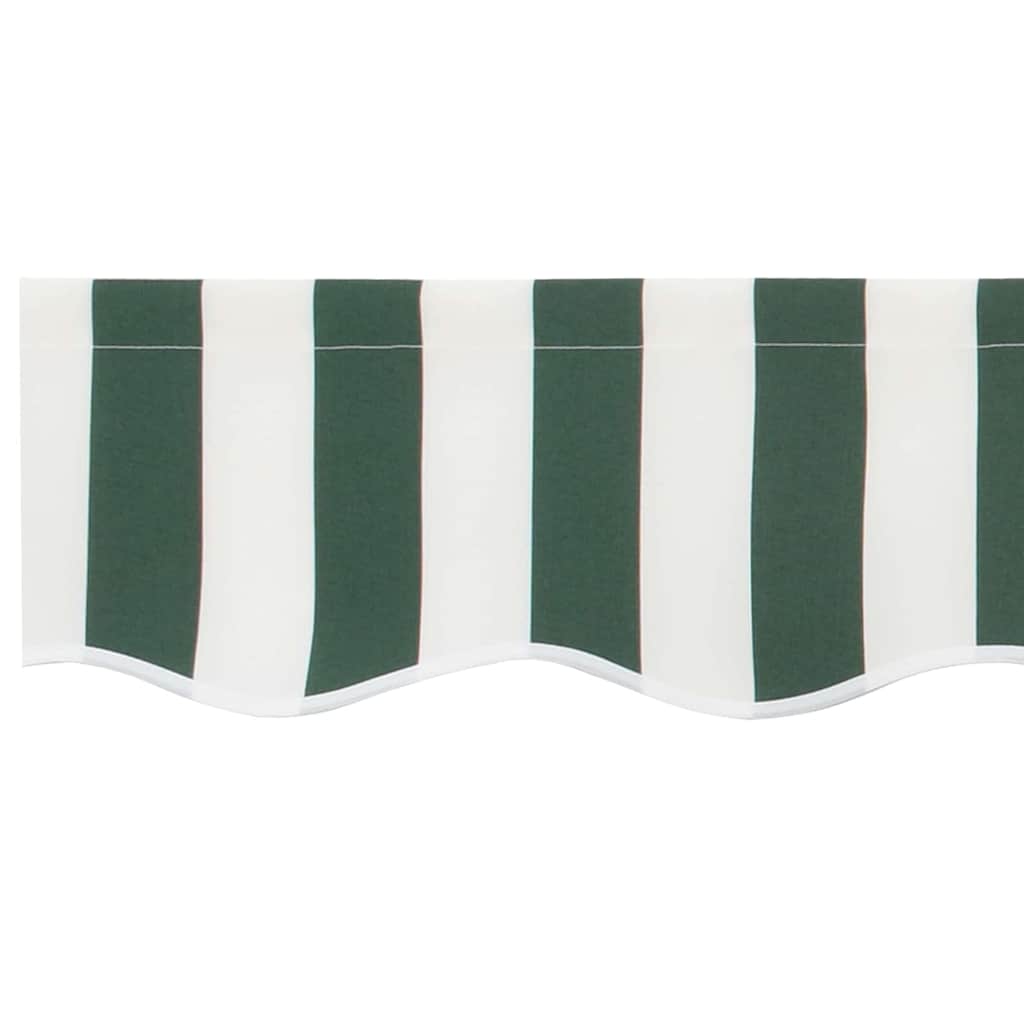Reservedug til markise Grøn og Hvid 3 x 2 m Polyester