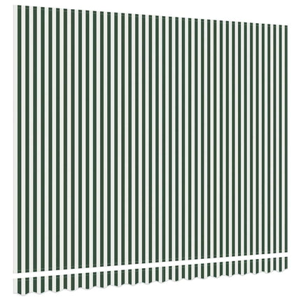 Reservedug til markise Grøn og Hvid 380 x 295 cm Polyester