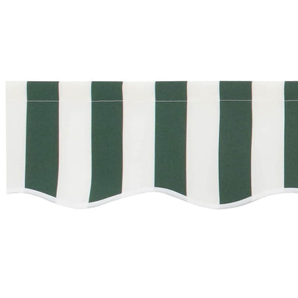 Reservedug til markise Grøn og Hvid 480 x 295 cm Polyester