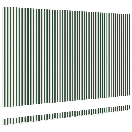 Reservedug til markise Grøn og Hvid 480 x 295 cm Polyester