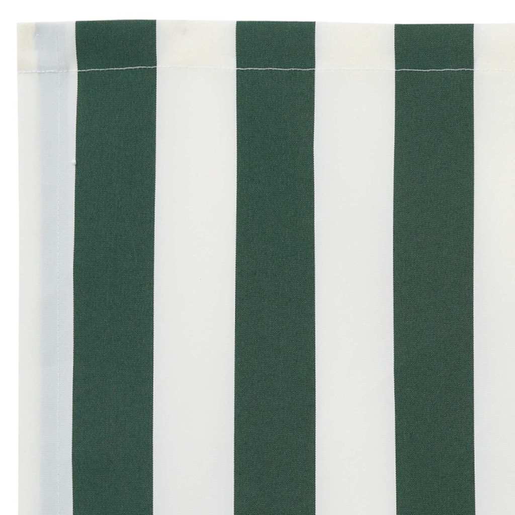Reservedug til markise Grøn og Hvid 6 × 3,5 m Polyester