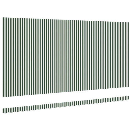 Reservedug til markise Grøn og Hvid 580 x 345 cm Polyester