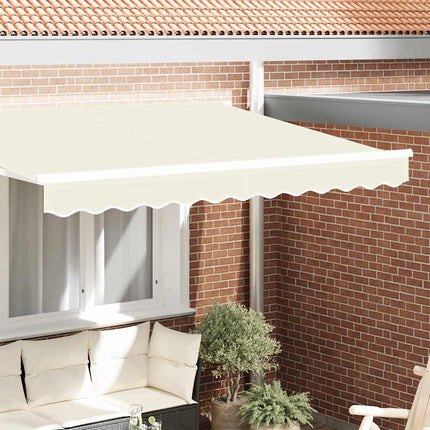 Markise kappa erstatning Creme Stribet 2,5 m Polyester