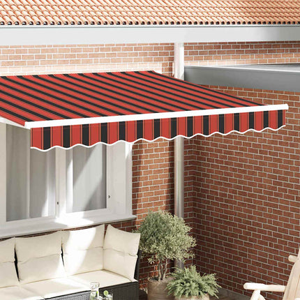 Markise kappa erstatning Orange / Sort / Gul 2,5 m Polyester
