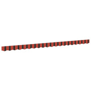 Markise kappa erstatning Orange / Sort / Gul 4,5 m Polyester