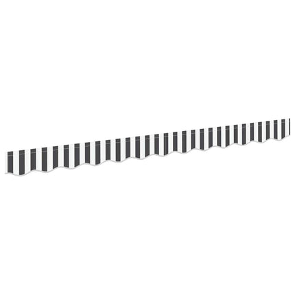 Markise kappa erstatning Anthracit og hvid 230 x 20 cm