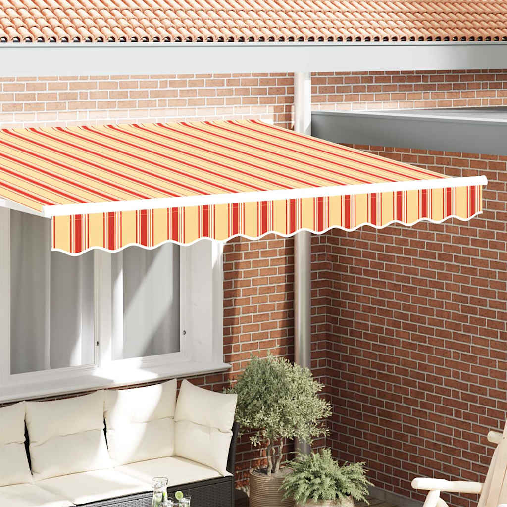 Markise kappa erstatning Gul og orange 2,5 m Polyester