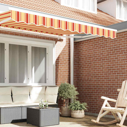 Markise kappa erstatning Gul og orange 230 x 20 cm Polyester