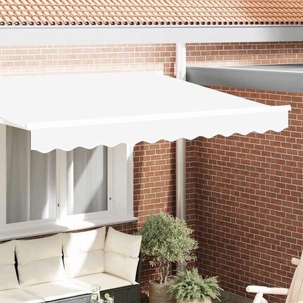 Markise kappa erstatning Hvid 280 x 20 cm Polyester