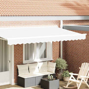 Markise kappa erstatning Hvid 4 m Polyester
