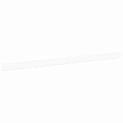 Markise kappa erstatning Hvid 380 x 20 cm Polyester