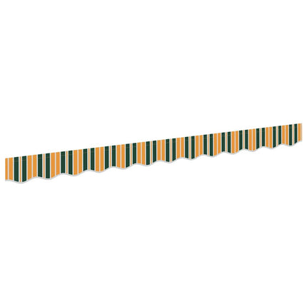 Markise kappa erstatning Grøn og Gul 330 x 20 cm Polyester