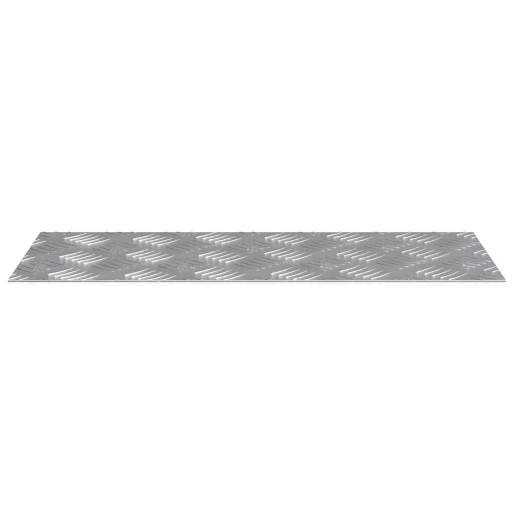 Trappe Tread Rektangulær 2 pcs Sølv 50 x 20 cm Aluminium