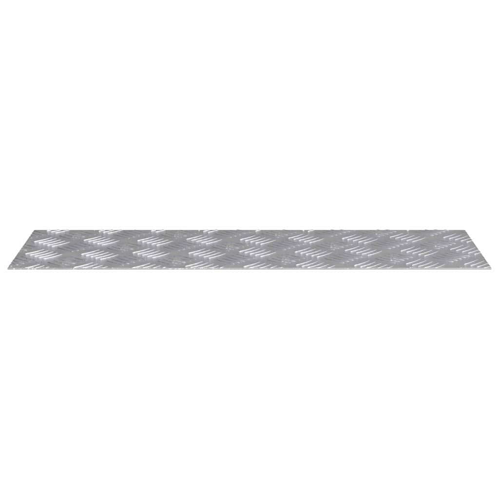 Trappe Tread Rektangulær 2 pcs Sølv 75 x 25 cm Aluminium
