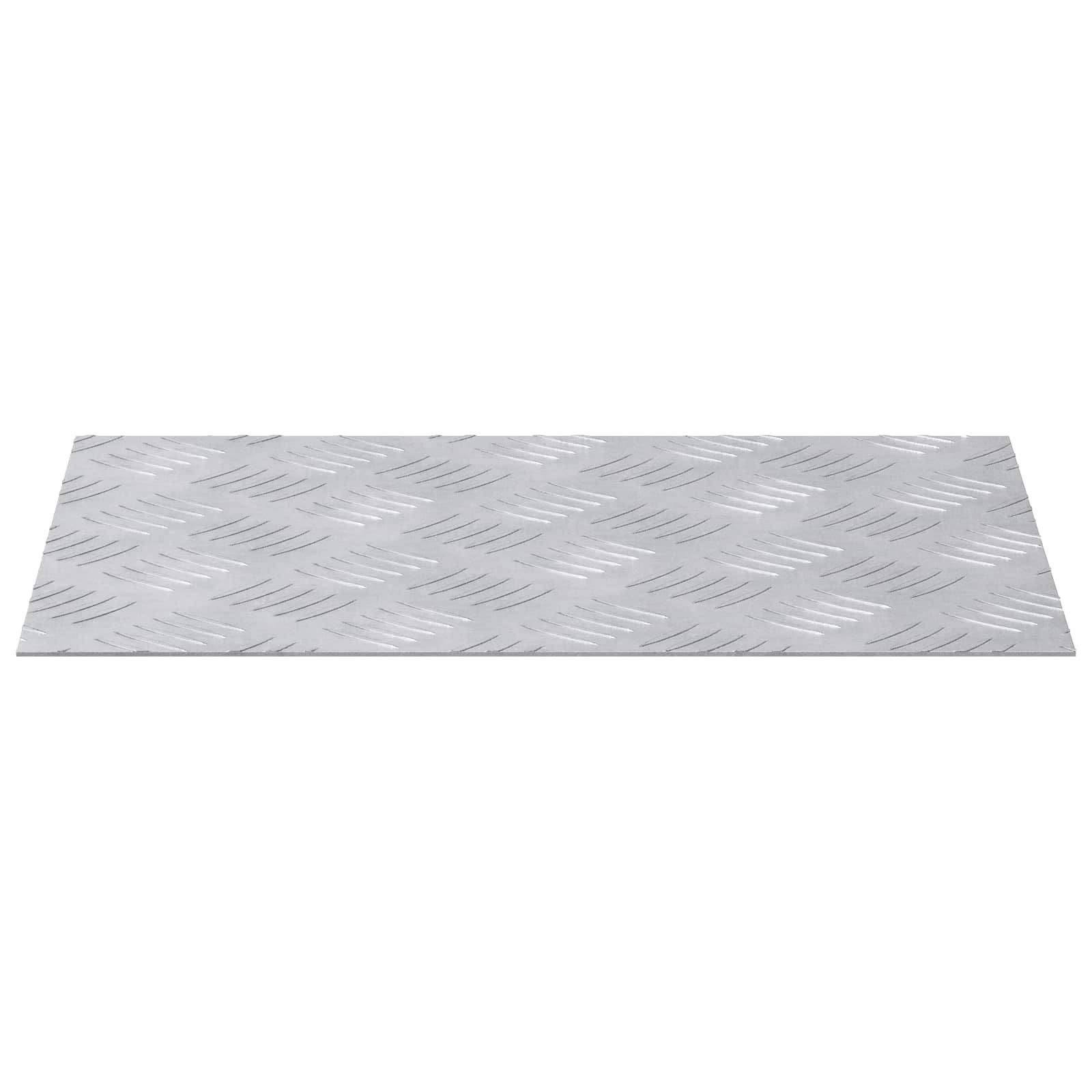 Trappe Tread Rektangulær 2 pcs Sølv 40 x 30 cm Aluminium
