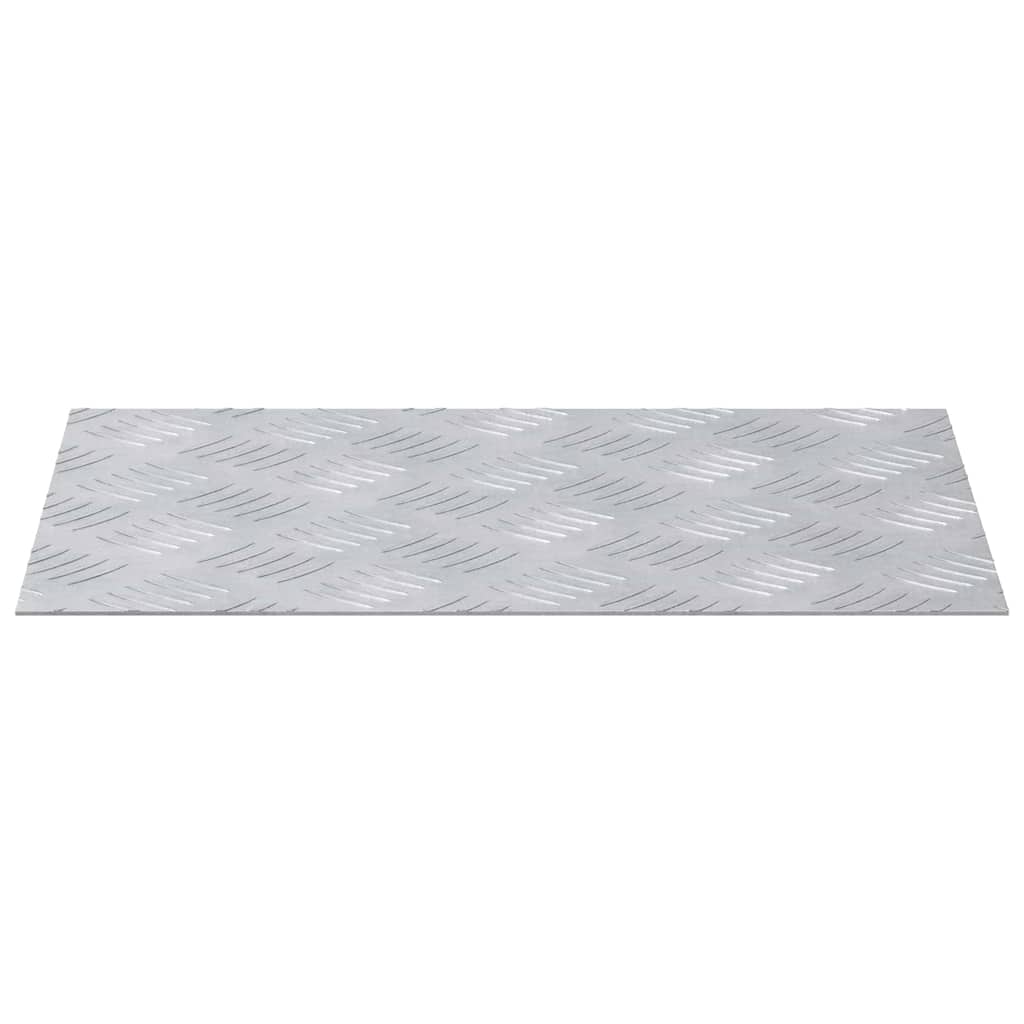 Trappe Tread Rektangulær 4 pcs Sølv 40 x 30 cm Aluminium
