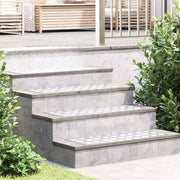 Trappe Tread Rektangulær 2 pcs Sølv 80 x 30 cm Aluminium
