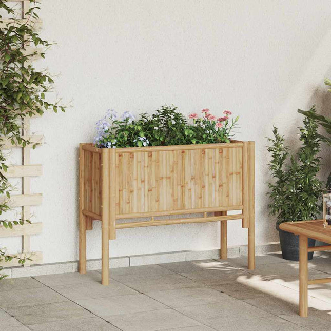 Hævet bed Brun 90 x 35 x 70 cm Bambus