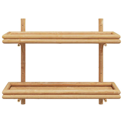 Væghylde Vægmonteret Brun 75 x 26 x 60 cm Bambus
