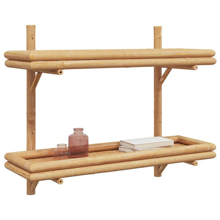 Væghylde Vægmonteret Brun 75 x 26 x 60 cm Bambus