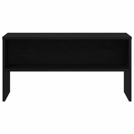 tv-bord 80x40x40 cm konstrueret træ sort egetræsfarve