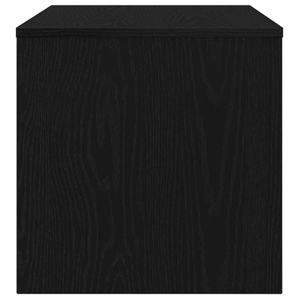 tv-bord 80x40x40 cm konstrueret træ sort egetræsfarve