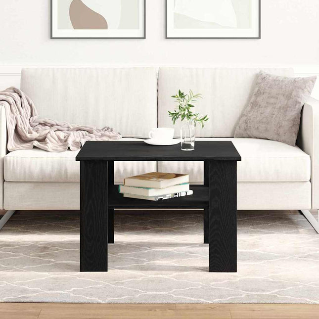 Sofabord Sort eg 60 x 60 x 42 cm Konstrueret træ