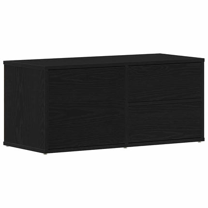 TV-skab 80 x 34 x 36 cm Sort eg Konstrueret træ